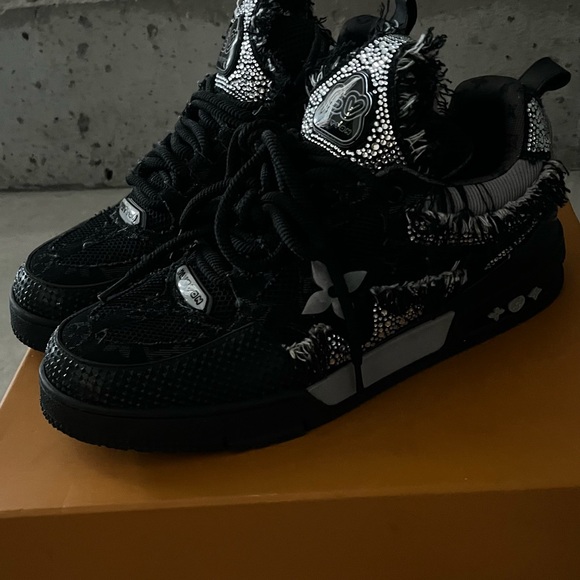 Louis vuttion sk8 shoes “black swavorski” - Picture 2 of 6